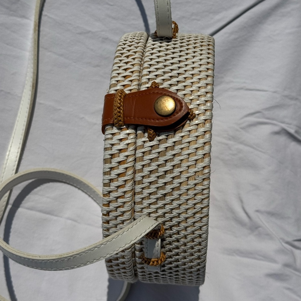 Anthropologie Wicker Purse - Picture 9 of 10